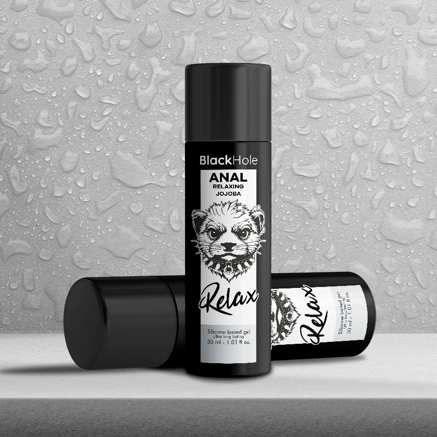 Lubrificante Anale Rilassante Silicone Black Hole Jojoba — 30 ml