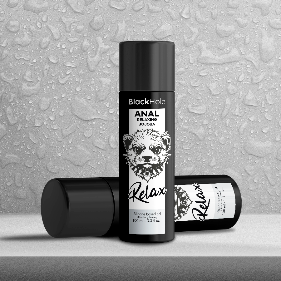Lubrificante Anale Rilassante Black Hole Jojoba Relax — 100 ml