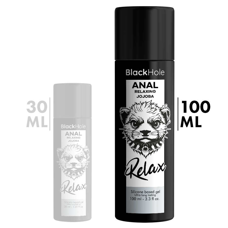 Lubrificante Anale Rilassante Black Hole Jojoba Relax — 100 ml