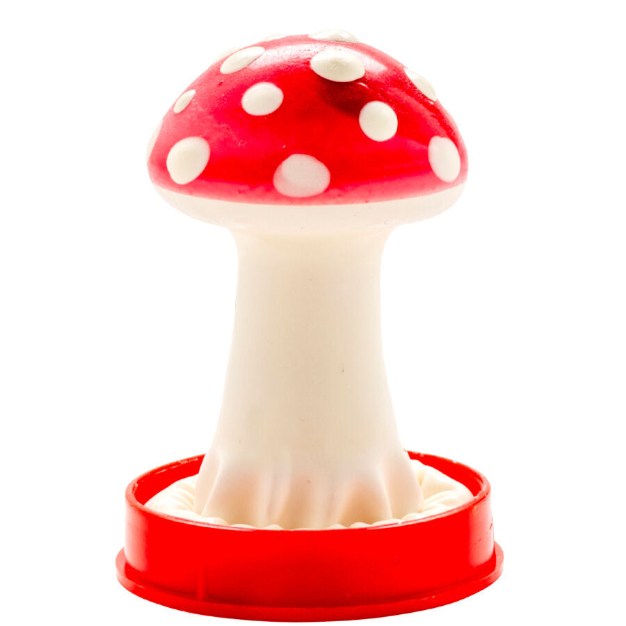 Preservativi Dipinti a Mano Condomerie Toadstool — Artigianali
