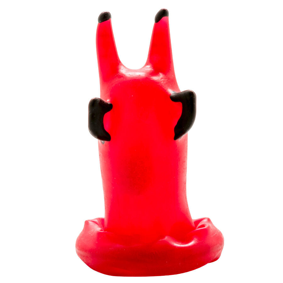 Preservativi Dipinti a Mano Condomerie Red Devil — Artigianali