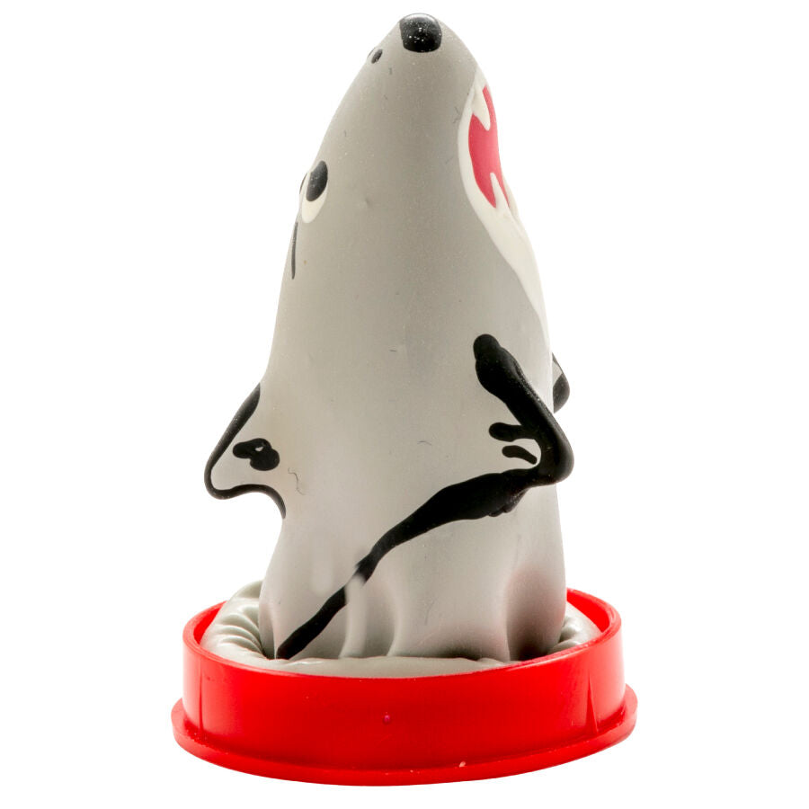 Preservativo Dipinto a Mano Condomerie Shark — Edizione Artistica