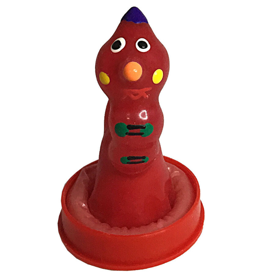 Preservativi Dipinti a Mano Condomerie Worm — Artigianali