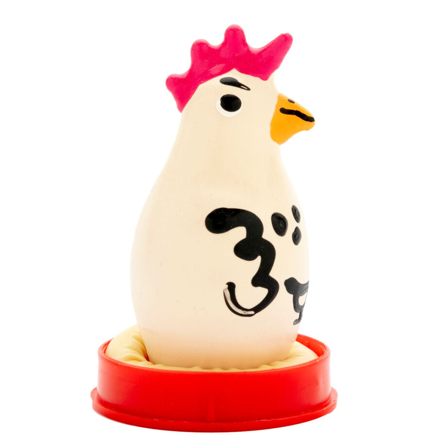 Preservativi Dipinti a Mano Condomerie Cocky Rooster — Artigianali