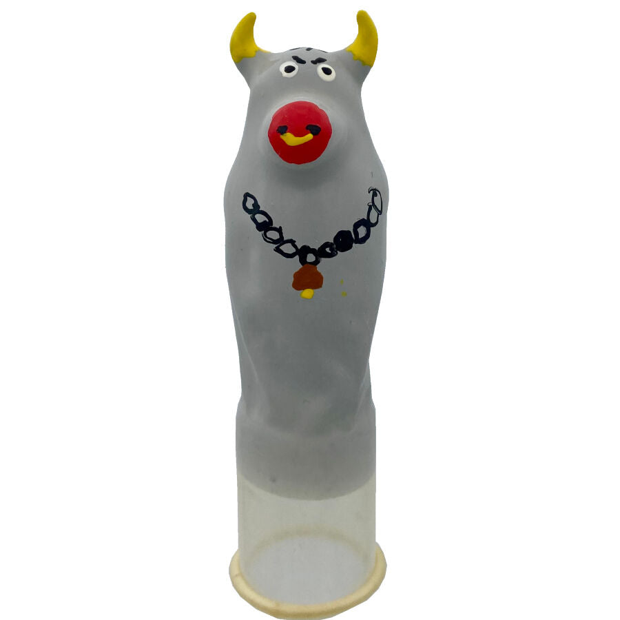 Preservativi Dipinti a Mano Condomerie Toro — XL
