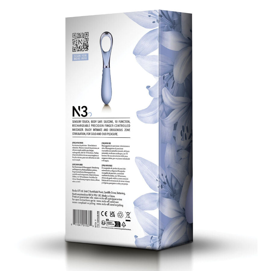 Vibratore ad Anello Dito Niya N3 — 10 Modalità, Silicone