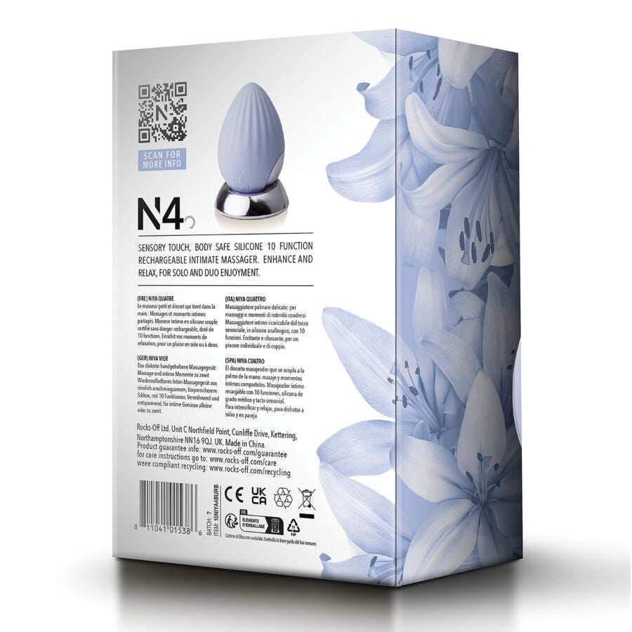 Stimolatore Vulvare Niya N4 — Silicone, 10 Modalità
