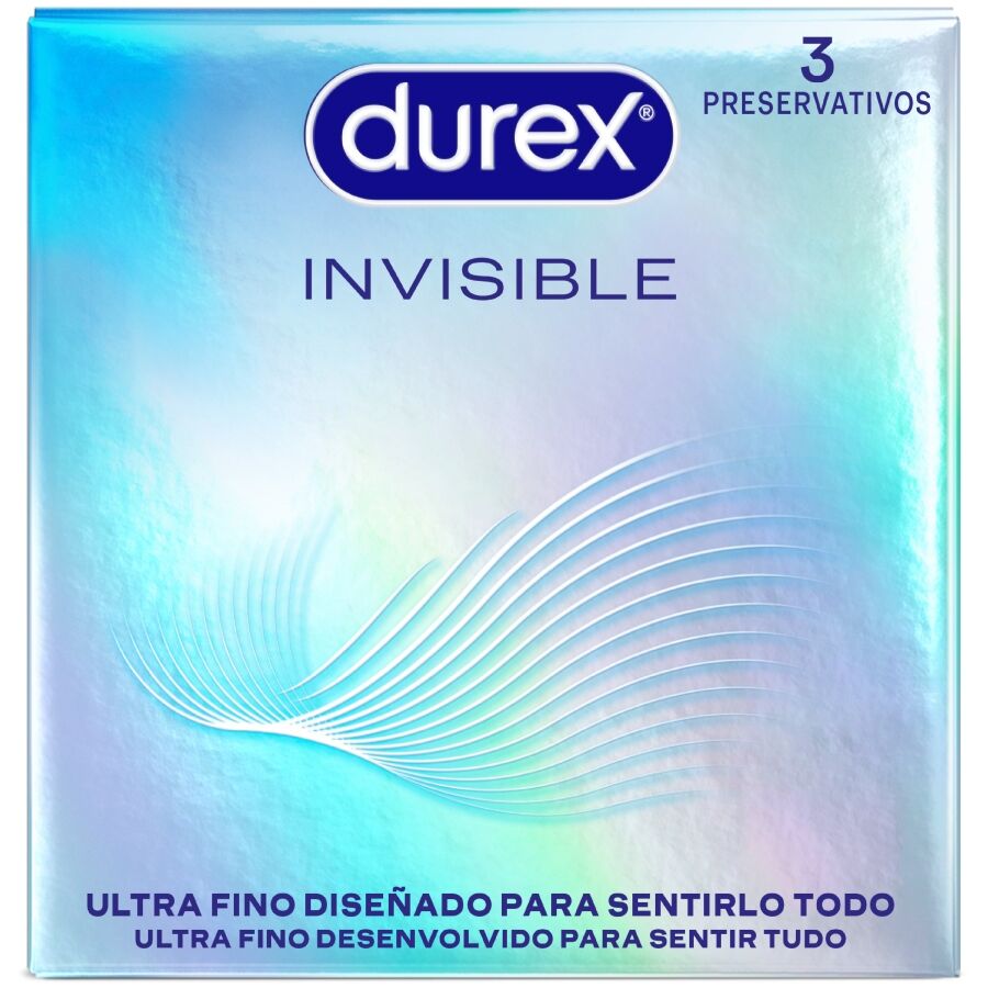 Preservativi Ultra Sottili Durex Invisible — 3 Unità