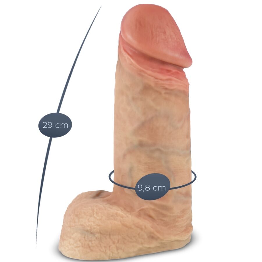 Fallo Realistico SILEXD Modello 1 Xtreme — Silicone Naturale 28 cm
