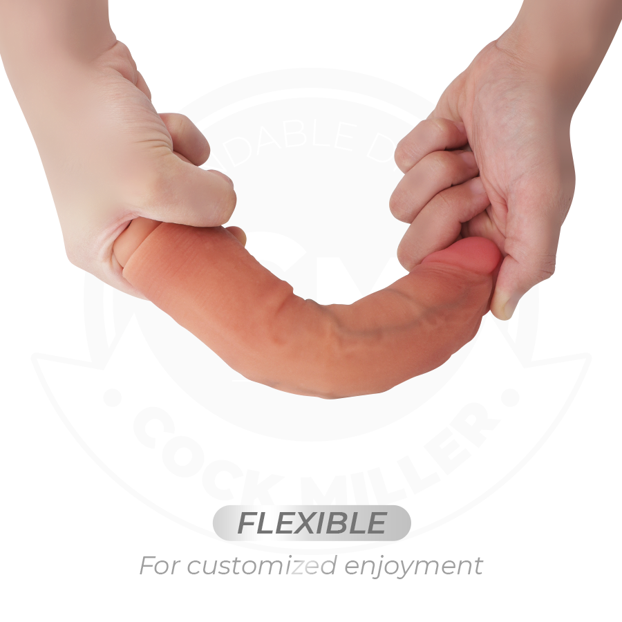 Dildo Realistico Vibrante con Ventosa Cock Miller — 19,5 cm