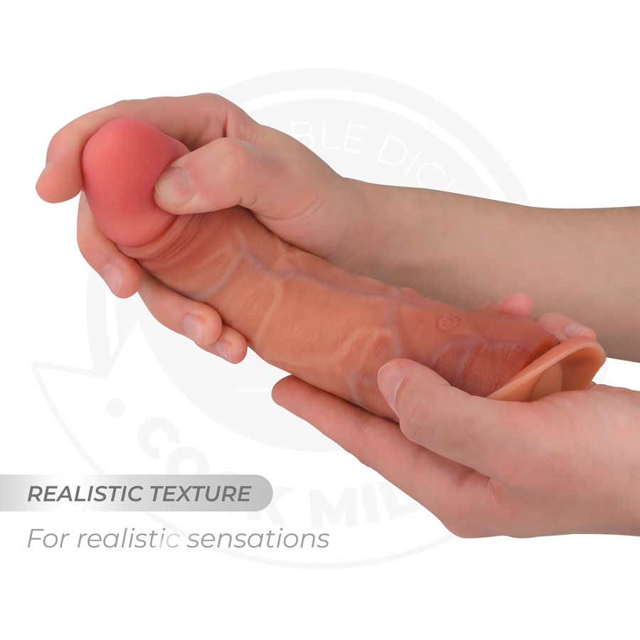 Dildo Realistico Vibrante con Spinta Cock Miller — 19,5 cm