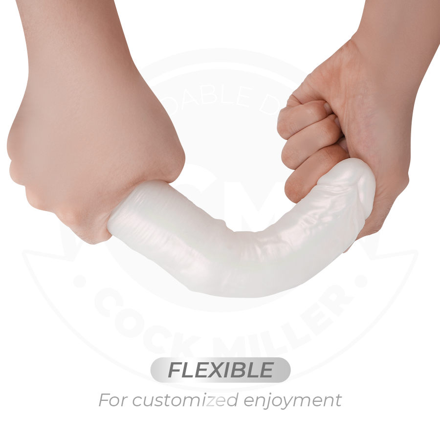 Dildo Realistico Vibrante con Luci Cock Miller — 19,5 cm