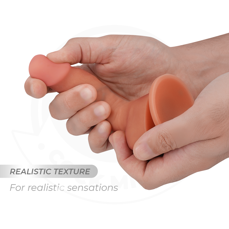 Dildo Realistico Flessibile Cock Miller — Ventosa, 14,8 cm
