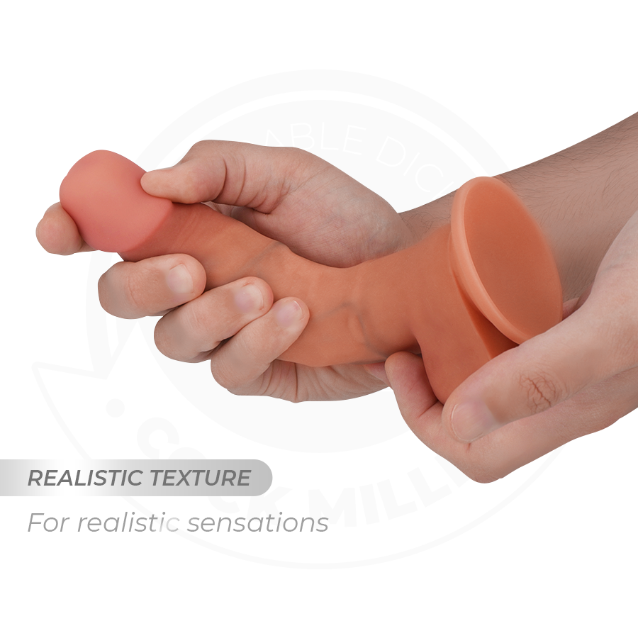 Dildo Realistico Flessibile Cock Miller — Silicone, 18 cm