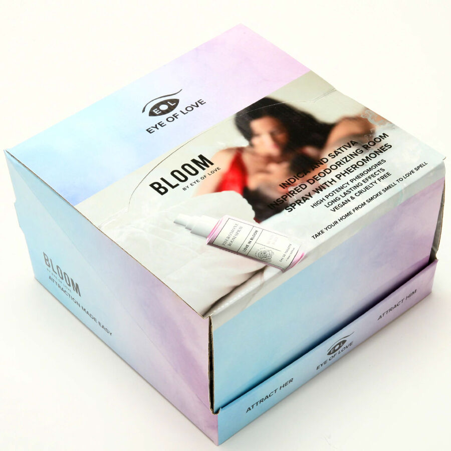Spray Feromoni per Ambienti Eye of Love Bloom — Display 4x4