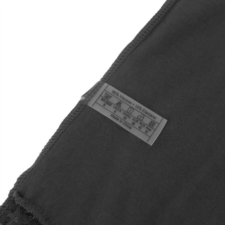Lingerie Sexy Subblime Orsacchiotto Pizzo Floreale — S/M Nero