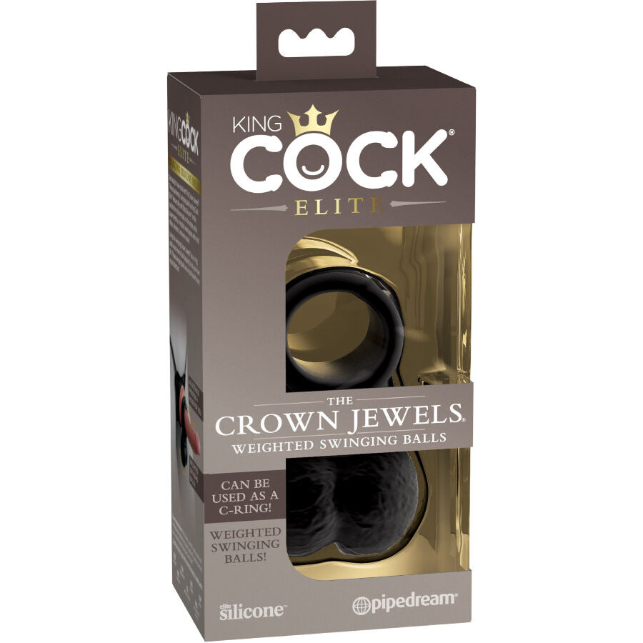 Anello Pene King Cock Crown Jewels - Palle Oscillanti
