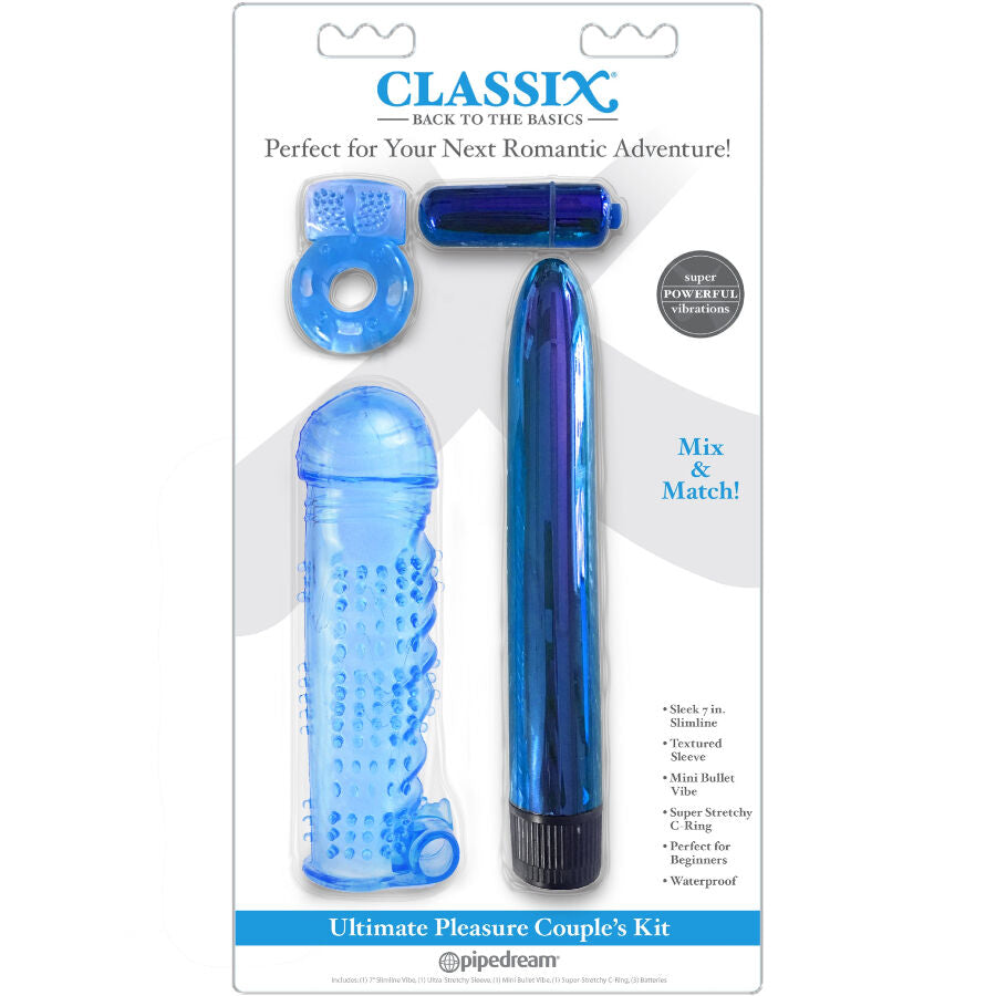 Kit Sex Toys CLASSIX Ultimate Pleasure — Azzurro