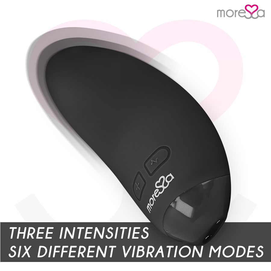 Vibratore Clitoride Moressa Blossom — 6 Modalità, Nero