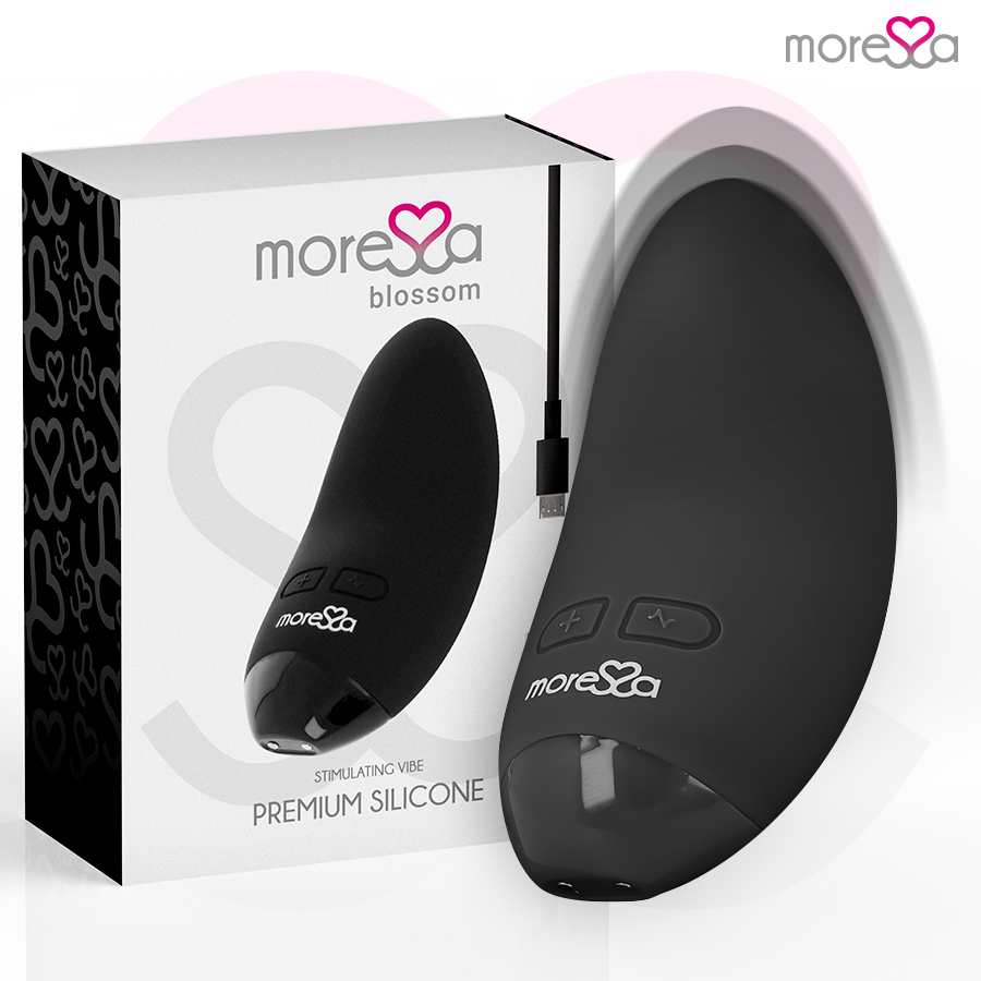 Vibratore Clitoride Moressa Blossom — 6 Modalità, Nero