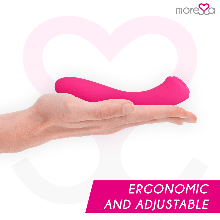 Vibratore Clitoride Flessibile Moressa Celso — Silicone Ricaricabile