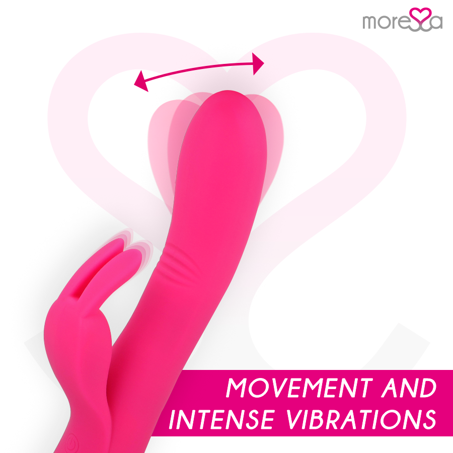 Vibratore Rabbit Moressa Ethan Premium — Silicone, Ricaricabile