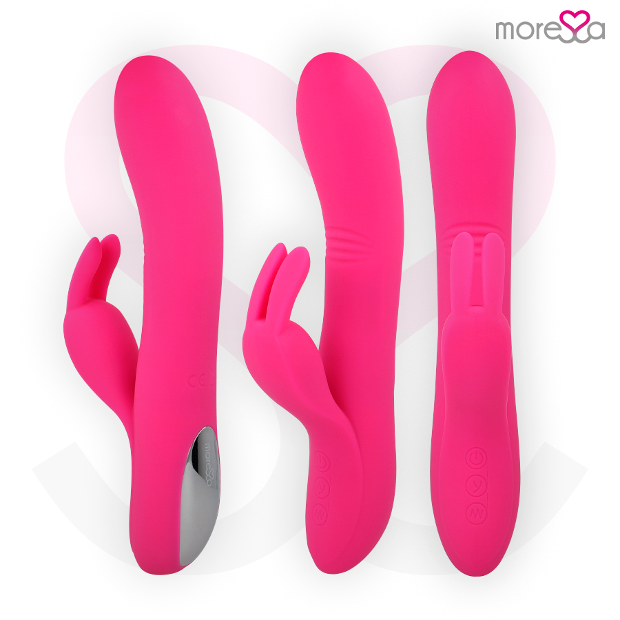 Vibratore Rabbit Moressa Ethan Premium — Silicone, Ricaricabile