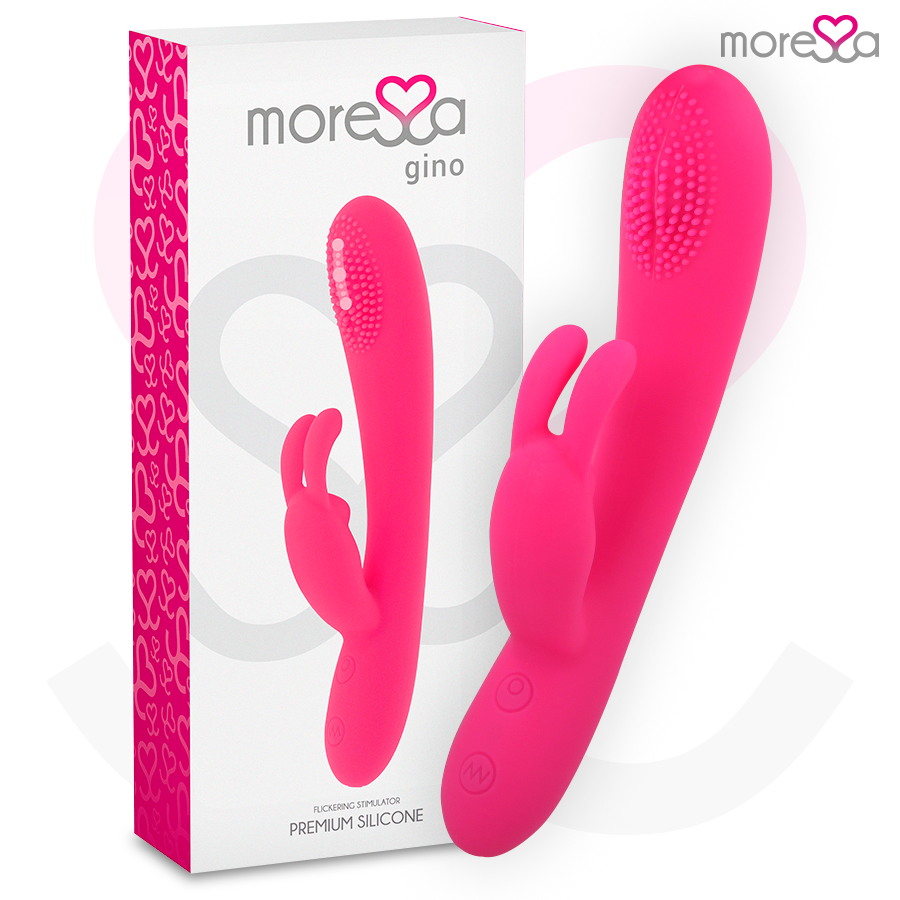 Vibratore Massaggiatore Ricaricabile Moressa Gino — Silicone