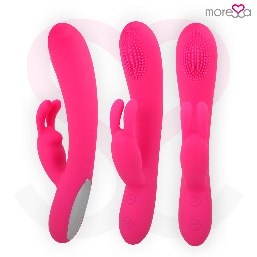 Vibratore Massaggiatore Ricaricabile Moressa Gino — Silicone