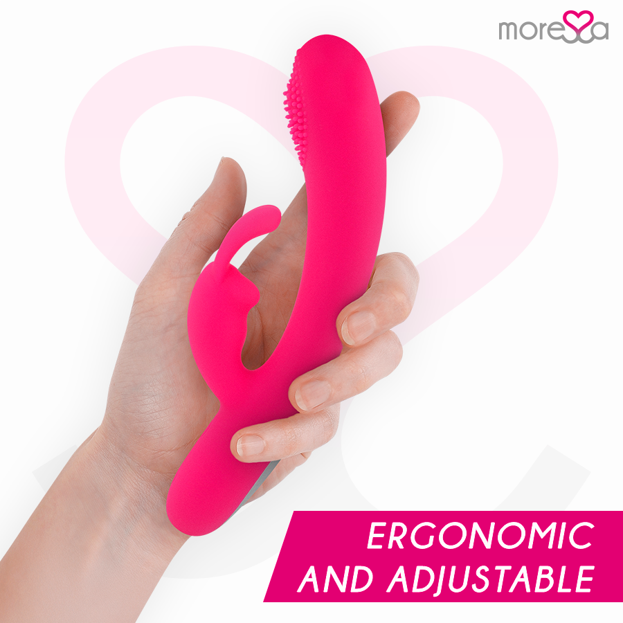 Vibratore Massaggiatore Ricaricabile Moressa Gino — Silicone