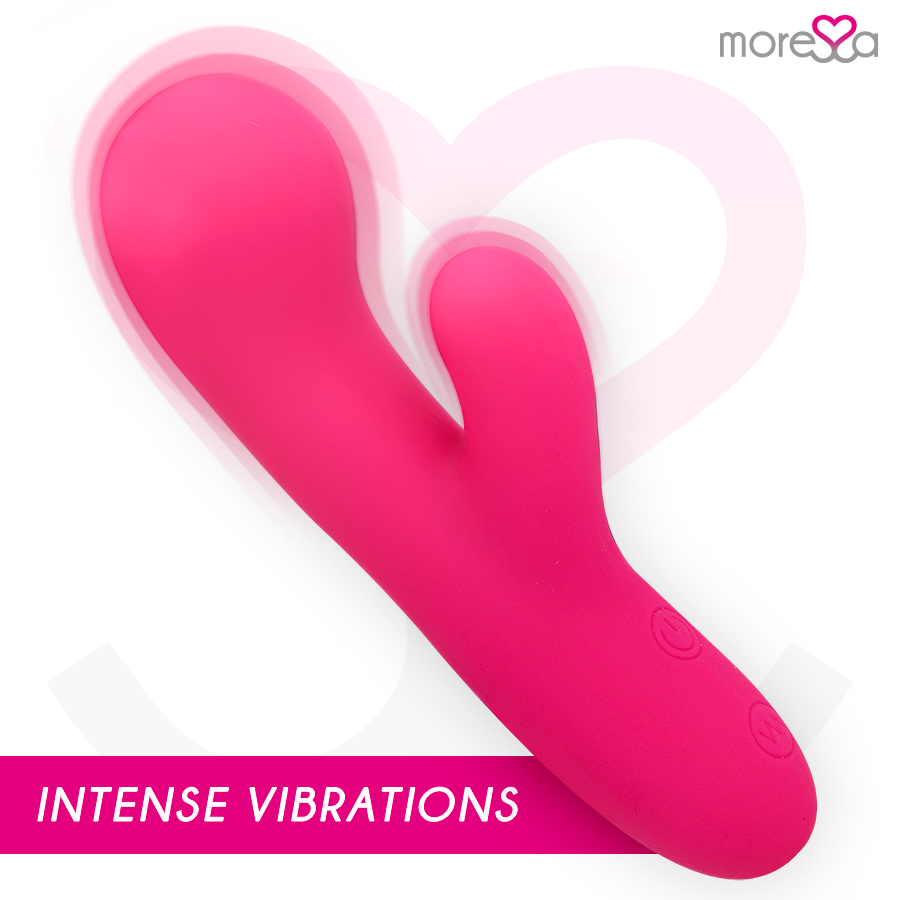 Vibratore Rabbit Punto G Moressa Jerry Premium — Silicone