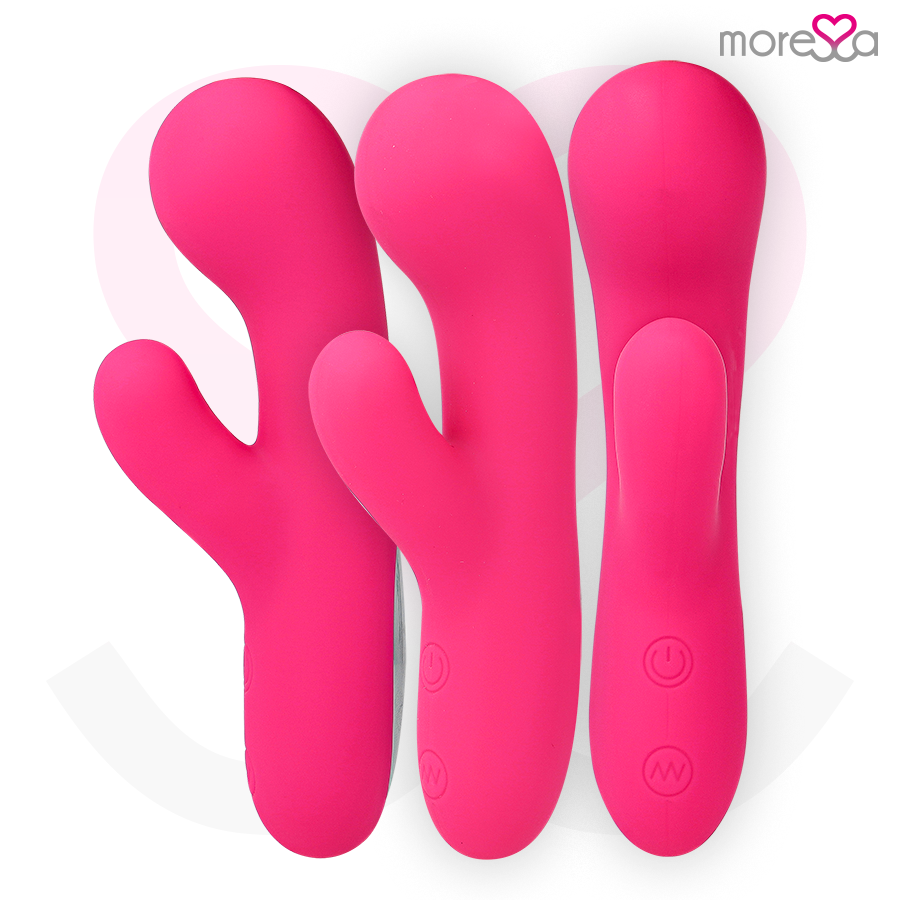 Vibratore Rabbit Punto G Moressa Jerry Premium — Silicone