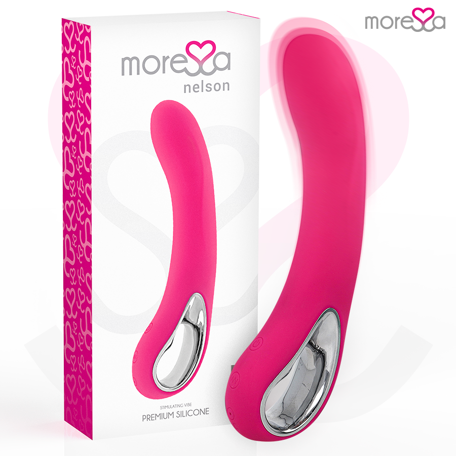 Vibratore Punto G Ricaricabile Moressa Nelson — Silicone