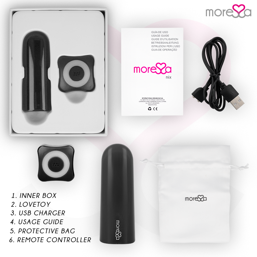 Vibratore Telecomandato Clitoride Moressa Nix — Discreto