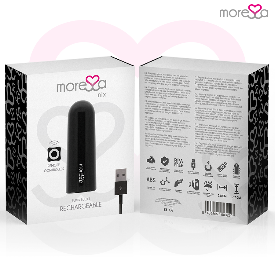 Vibratore Telecomandato Clitoride Moressa Nix — Discreto