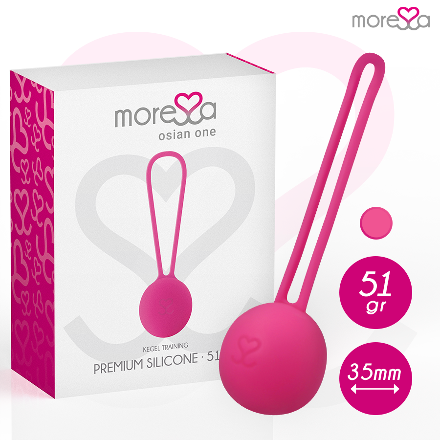 Palline Cinesi Kegel Moressa Osian One — Silicone, Rosa