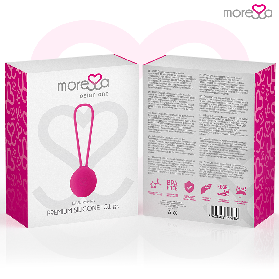 Palline Cinesi Kegel Moressa Osian One — Silicone, Rosa