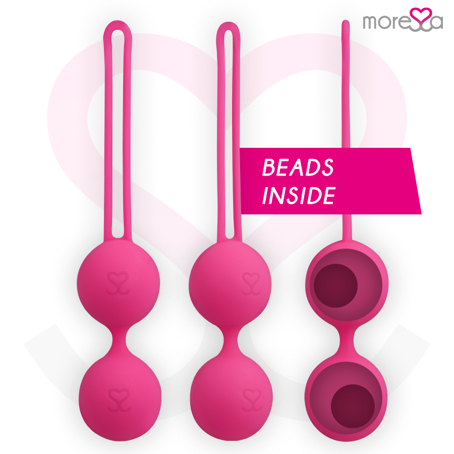 Palline Cinesi Kegel Moressa Osian Due — Silicone, Rosa