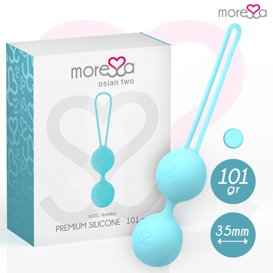 Palline Cinesi Moressa Osian Due — Silicone, Turchese