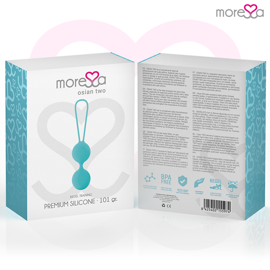 Palline Cinesi Moressa Osian Due — Silicone, Turchese