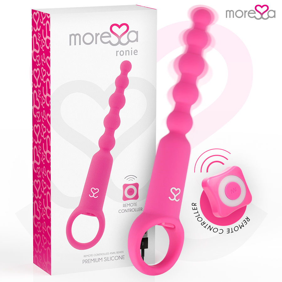 Plug Anale Vibrante con Telecomando Moressa Ronie — Rosa