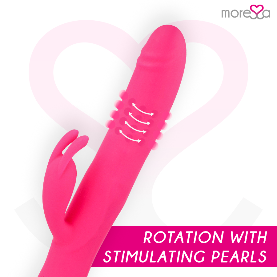 Vibratore Rabbit Punto G e Clitoride Moressa Somer — Rotante