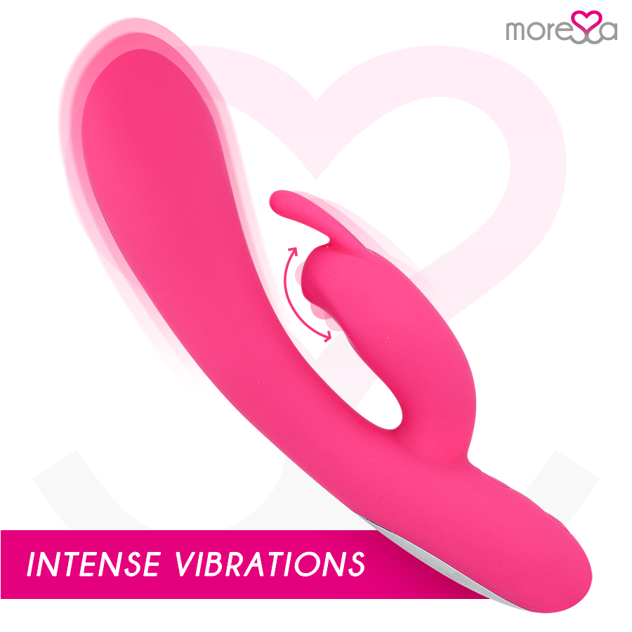 Vibratore Rabbit Ricaricabile Moressa Telmo — Silicone Medico