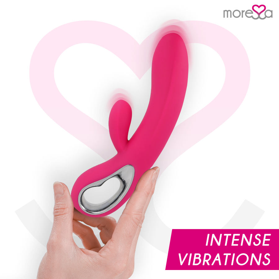 Vibratore Rabbit Punto G e Clitoride Moressa Troy — Silicone