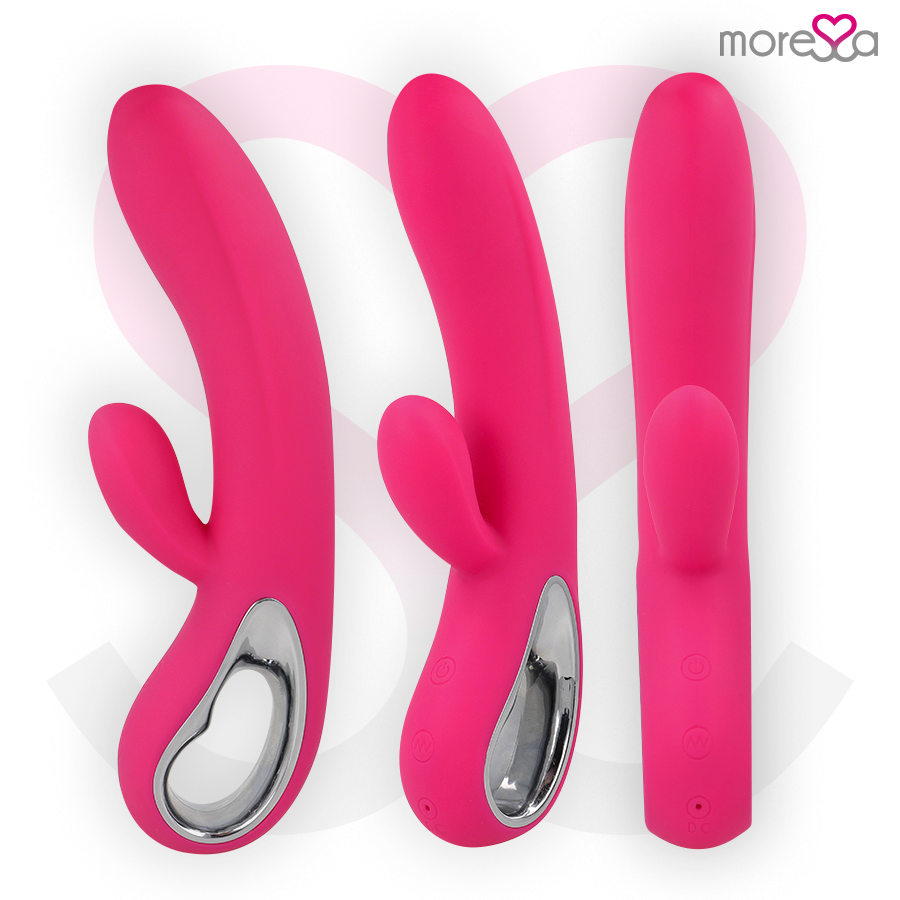 Vibratore Rabbit Punto G e Clitoride Moressa Troy — Silicone
