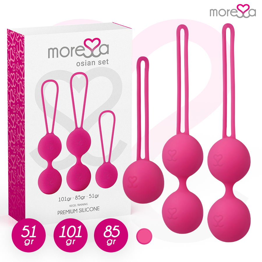 Set Palline Cinesi Moressa Osian Premium — Silicone, 3 Pezzi