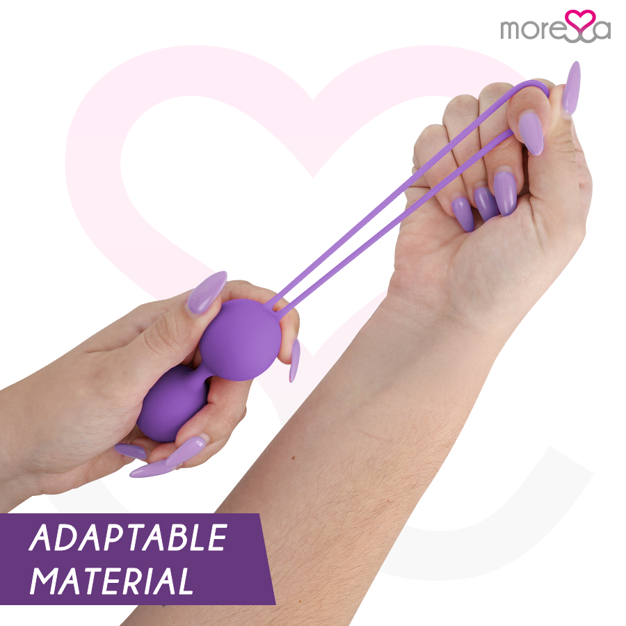 Palline Cinesi Kegel Moressa Osian Set — Silicone, Lilla