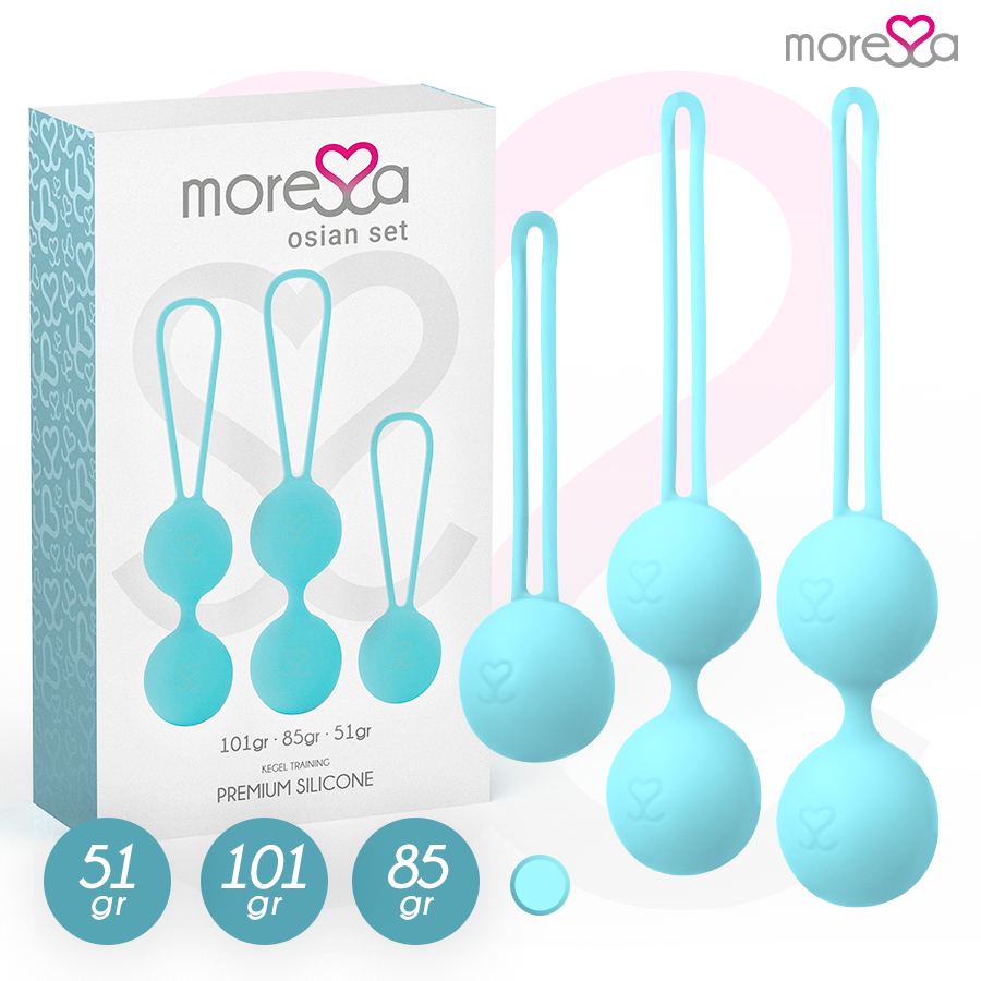 Palline Cinesi Kegel Moressa Osian Premium — Silicone, Set