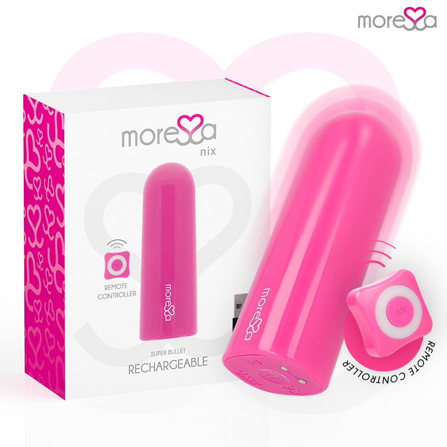 Vibratore Telecomandato Moressa Nix — Discreto, Rosa