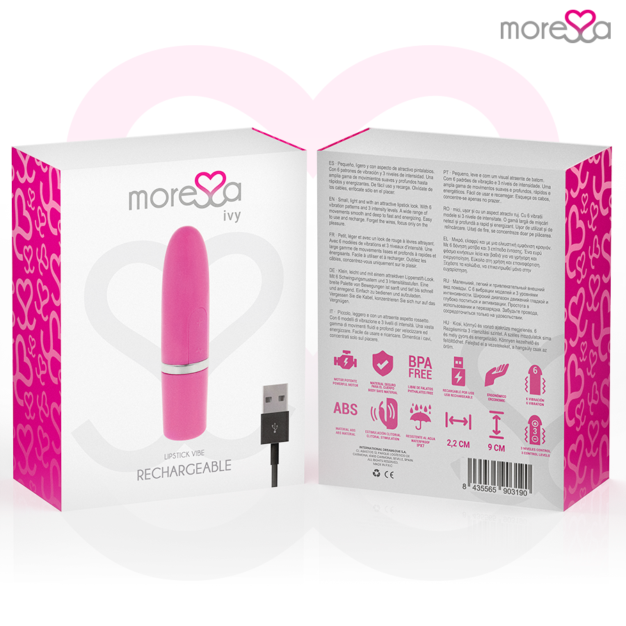 Vibratore Discreto da Viaggio Moressa Ivy — Rosa